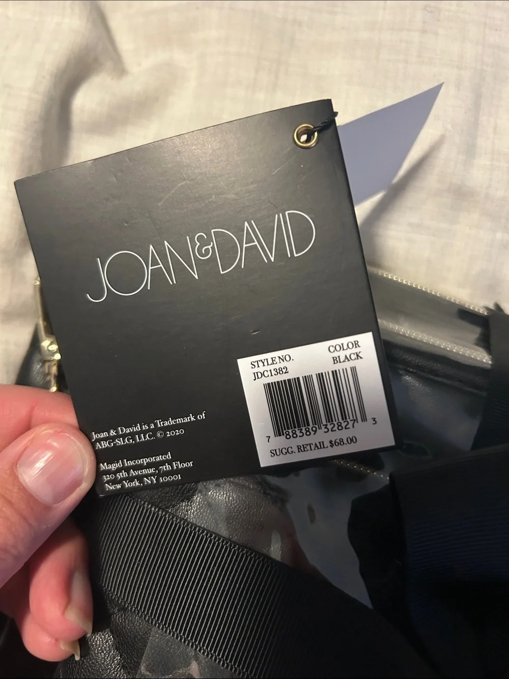 Joan & David Black Quilted 3-Piece Toiletry Wristlet Set